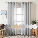 Rideau en Lin Élégant pour Salon et Chambre | Dimensions : Largeur 3m × Hauteur 2,50m